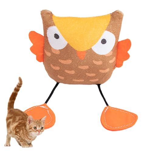 Moxeupon Kauspielzeug für zahnende Katzen,Katzenspielzeug in Cartoon-Form zum Selbstspielen | Kätzchen-Kauspielzeug für Katzenliebhaber, Katzenzubehör, Katzenspielzeug für Kätzchenübungen von Moxeupon