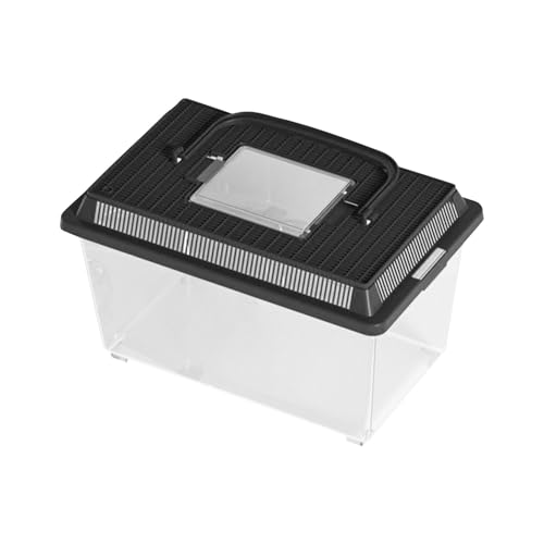 Moxeupon Reptilien Box - Zucht- Und Transportbox Für Reptilien Und Schlangen | Tragbarer Transportbehälter Mit Griff Für Haustiere, Geckos Und Frösche Moxeupon Reptilien Box - Zucht- Und Transportbox Für Reptilien Und Schlangen | Tragbarer Transportbehälter Mit Griff Für Haustiere, Geckos Und Frösche von Moxeupon