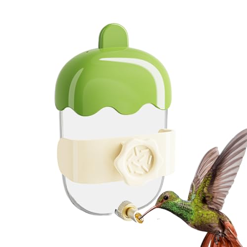 Moxeupon Vogelkäfig Wasserspender - Automatische Wasserversorgung Für Vögel Mit Lebensmittelechtem Material - rutschfeste Trinkflasche Für Wellensittiche Nymphensittiche Kanarienvögel Und Finken von Moxeupon