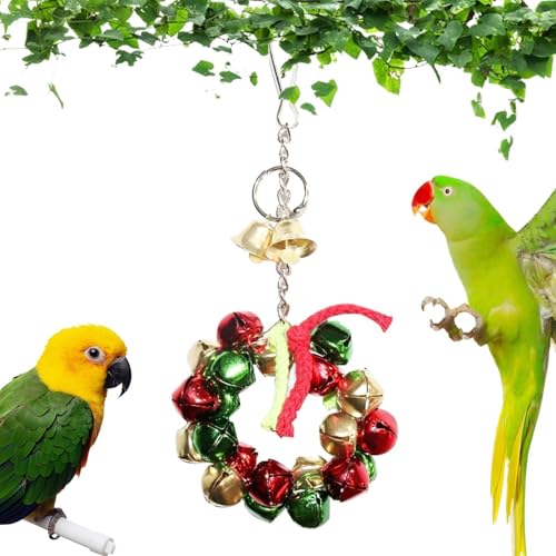 Moxeupon Vogelkäfigglocken, Glockenspielzeug für Vögel, Vogelkauspielzeug, Eisenglocken, Papageien-Anreicherungsspielzeug für Wellensittiche, Sittiche, Nymphensittiche, Sittiche, halten Vögel Moxeupon Vogelkäfigglocken, Glockenspielzeug für Vögel, Vogelkauspielzeug, Eisenglocken, Papageien-Anreicherungsspielzeug für Wellensittiche, Sittiche, Nymphensittiche, Sittiche, halten Vögel von Moxeupon