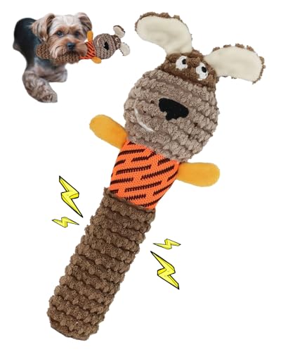 Moysoon Quietschendes Plüsch-Hundespielzeug für kleine, mittelgroße Hunde, weich und langlebig, tägliche Begleitung, Kauspielzeug zum Zahnen, Trainingsspielzeug Geschenk für Indoor/Outdoor Play Moysoon Quietschendes Plüsch-Hundespielzeug für kleine, mittelgroße Hunde, weich und langlebig, tägliche Begleitung, Kauspielzeug zum Zahnen, Trainingsspielzeug Geschenk für Indoor/Outdoor Play von Moysoon