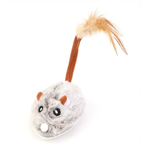 MplehDa Katzenspielzeug Elektrisch Spielmaus, Magic Maus Katze, Spielmaus für Katzen, Spielzeug Katze mit USB Kabel für Katzenauslauf und Gegen Langeweile von MplehDa