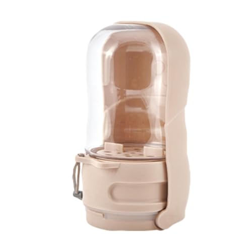 Mppchhn Hundereisen Wasserflasche Spender, Hundwasserflasche mit Food Bowl | 2 In 1 Haustiernahrung integrierter Trinkbrunnen | Hundezubehör Fütterungsversorgungen mit Aktivkohlenstofffilter, von Mppchhn