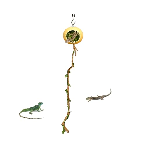 Mppchhn Springspinnen Versteck - Klettertau Für Spinnenbehälter,Dekoratives Zubehör für Terrarien als Unterschlupf und Lebensraum für Gliederfüßer, kleine Reptilien, von Mppchhn