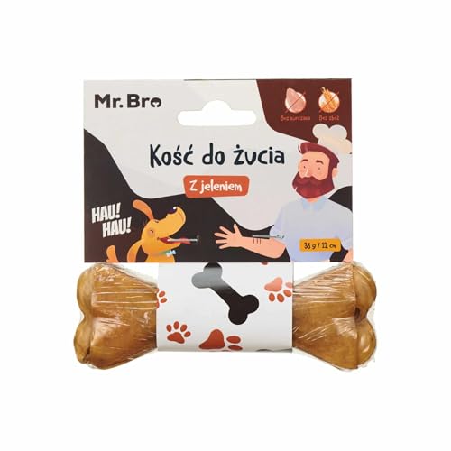 MR BRO Hundekauknochen Mit Hirsch 12 cm 100% Hirschhaut Monoprotein Für Hunde Mit Allergien Zahnpflege Getreidefrei Natürlich Ideal Für Hunde Mit Empfindlichem Magen MR BRO Hundekauknochen Mit Hirsch 12 cm 100% Hirschhaut Monoprotein Für Hunde Mit Allergien Zahnpflege Getreidefrei Natürlich Ideal Für Hunde Mit Empfindlichem Magen von Mr. Bro