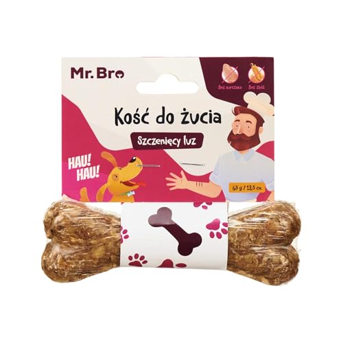 MR. BRO Hundekauknochen Für Welpen Und Junge Hunde 12 cm 100% Natürliche Zutaten Monoprotein Ohne Zusätze Zahnpflege Für Hunde Mit Allergien 96% Rindfleisch Getreidefrei Glutenfrei MR. BRO Hundekauknochen Für Welpen Und Junge Hunde 12 cm 100% Natürliche Zutaten Monoprotein Ohne Zusätze Zahnpflege Für Hunde Mit Allergien 96% Rindfleisch Getreidefrei Glutenfrei von Mr. Bro