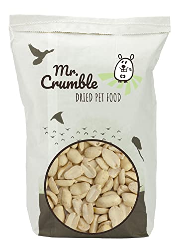 Erdnüsse Vogelfutter, blanchiert & halbiert, ohne Haut 10 kg von Mr. Crumble Dried Pet Food