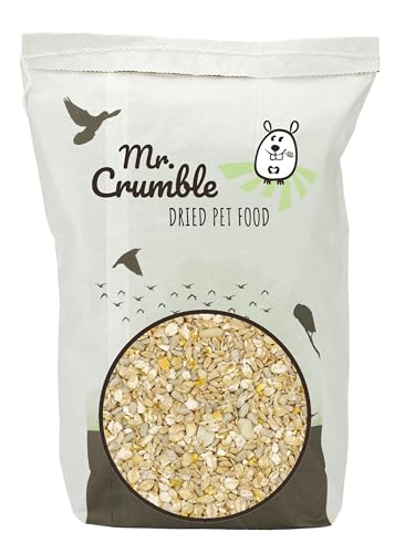 Flocken-Picknick, ganzjähriges Vogelfutter mit Fettflocken und Nüssen von Mr. Crumble Dried Pet Food