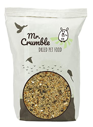 Großsittich fein-Fit, feines Großsittich-Futter ohne Sonnenblumenkerne für Nymphensittiche, Agaporniden, Grassittiche 2,5 kg von Mr. Crumble Dried Pet Food