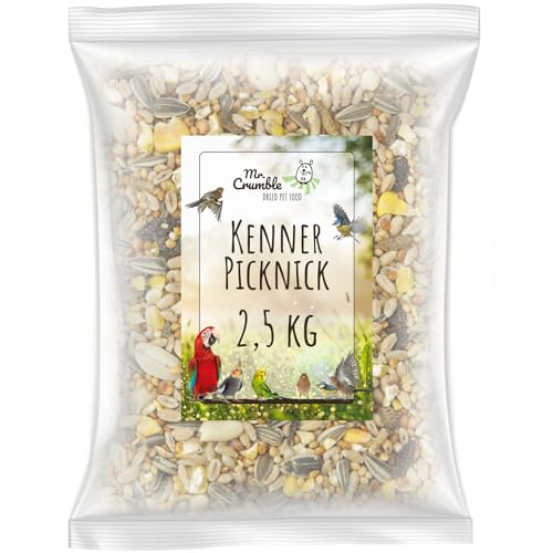 Kenner-Picknick, ganzjähriges Vogelfutter mit Insekten 2,5 kg von Mr. Crumble Dried Pet Food
