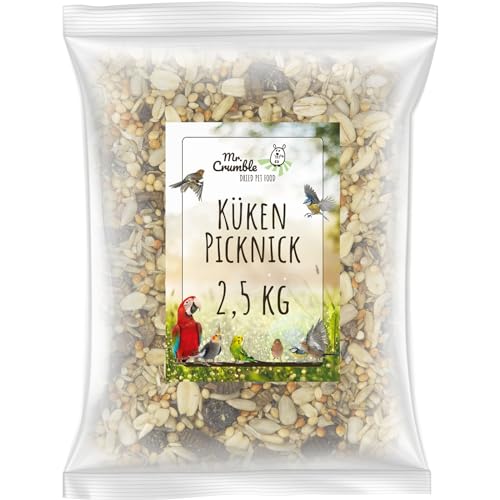 Küken-Picknick, Vogelfutter für die Brutzeit mit Insekten und Muschelschrot 2,5 kg von Mr. Crumble Dried Pet Food