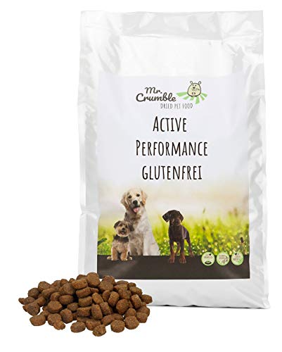 Mr. Crumble Dried Pet Food Hundefutter trocken glutenfrei Active Performance Huhn für adulte Hunde 15kg von Mr. Crumble Dried Pet Food