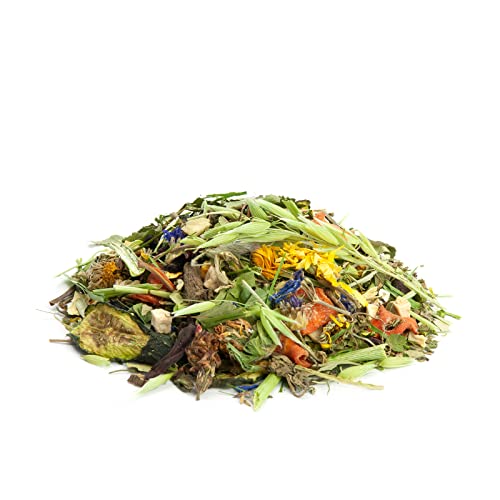 Mr. Crumble Dried Pet Food Mümmel-Mix, Kaninchenfutter getreidefrei mit Blüten, Kräutern und Gemüse 1000g von Mr. Crumble Dried Pet Food