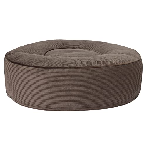 Mr. Cuddles Hundekissen Lilly | Rundes Hundebett mit Kord-Bezug | Waschbares Tierkissen Cord | Größe M 80cm | Flauschiges Donutkissen Taupe Mr. Cuddles Hundekissen Lilly | Rundes Hundebett mit Kord-Bezug | Waschbares Tierkissen Cord | Größe M 80cm | Flauschiges Donutkissen Taupe von Mr. Cuddles