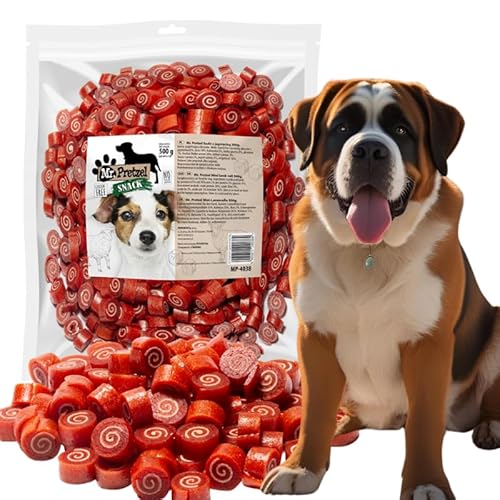 HUNDEKAUSNACK – Lamm-Sushi Mr. Pretzel 500g – Gesunder Premium-Snack für Hunde – Getreidefrei, Hochwertiges Fleisch, Leckerli HUNDEKAUSNACK – Lamm-Sushi Mr. Pretzel 500g – Gesunder Premium-Snack für Hunde – Getreidefrei, Hochwertiges Fleisch, Leckerli von Mr. Pretzel