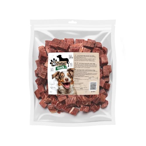 Mr. Pretzel Enten- & Fischwürfel – Gesunder Premium-Hundesnack, natürlich & getreidefrei – Leckerlis für Hunde – 500 g Mr. Pretzel Enten- & Fischwürfel – Gesunder Premium-Hundesnack, natürlich & getreidefrei – Leckerlis für Hunde – 500 g von Mr. Pretzel