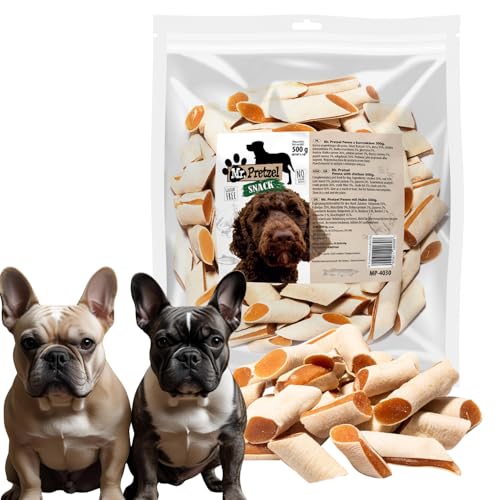 Mr. Pretzel Hähnchen Penne – Halbweicher Premium-Hundesnack, gesund & natürlich, getreidefrei – Belohnung für Hunde – 500 g Mr. Pretzel Hähnchen Penne – Halbweicher Premium-Hundesnack, gesund & natürlich, getreidefrei – Belohnung für Hunde – 500 g von Mr. Pretzel