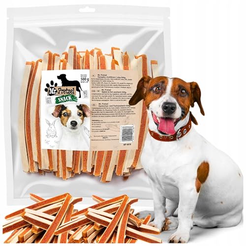 Mr. Pretzel Kaninchen-Sandwiches – Gesunder Premium-Hundesnack, weich & getreidefrei – Leckerli für Hunde – 500 g Mr. Pretzel Kaninchen-Sandwiches – Gesunder Premium-Hundesnack, weich & getreidefrei – Leckerli für Hunde – 500 g von Mr. Pretzel