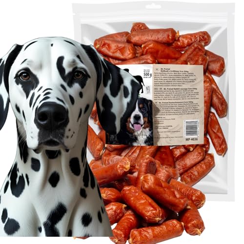 Mr. Pretzel Kaninchen Würstchen – Gesunder Premium-Hundesnack, natürlich & getreidefrei – Weiche Belohnung für Hunde – 500 g von Mr. Pretzel