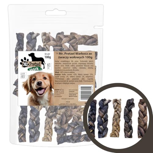 Mr. Pretzel – Leckere Rinderzwicker für glückliche Hunde – 100g Naturgenuss Mr. Pretzel – Leckere Rinderzwicker für glückliche Hunde – 100g Naturgenuss von Mr. Pretzel