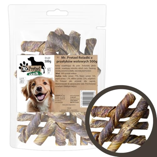 „Mr. Pretzel – Rinder-Schlundrollen für Hunde – 500 g – 100 % natürlich – Proteinreicher Kausnack – Zahnpflege & Verdauungsförderung – Ohne Zusatzstoffe” „Mr. Pretzel – Rinder-Schlundrollen für Hunde – 500 g – 100 % natürlich – Proteinreicher Kausnack – Zahnpflege & Verdauungsförderung – Ohne Zusatzstoffe” von Mr. Pretzel