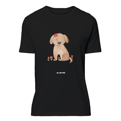 Mr. & Mrs. Panda Größe M T-Shirt Hund Dame - Geschenk, Nachthemd, Hunde, Damen, Hundebesitzer, Frauen, Herrn, niedlich, Haustier, Lustiges T-Shirt, von Mr. & Mrs. Panda