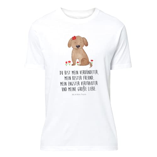 Mr. & Mrs. Panda Größe M T-Shirt Unisex Hund Hundedame - Hundebesitzer, Hundeglück, Haustier, Hunderasse, Rundhals, Hundeliebe, Hundemama, flauschig, niedlich, Liebe von Mr. & Mrs. Panda