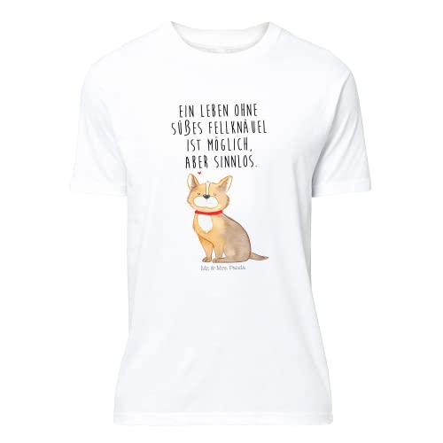 Mr. & Mrs. Panda Größe S T-Shirt Hundeglück - Geschenk, Liebe, Hundemotiv, Tierliebhaber, Frauen, Hundemama, Sprüche, Männer, Unisex, Corgie, niedlich, Tshirt von Mr. & Mrs. Panda