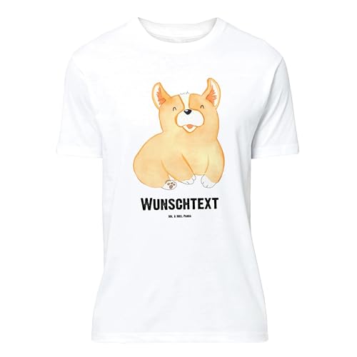 Mr. & Mrs. Panda Größe XL Personalisiertes T-Shirt Corgie - Personalisierte Geschenke, Sprüche, Hundebesitzer, britisch, Männer, Welsh Corgi von Mr. & Mrs. Panda