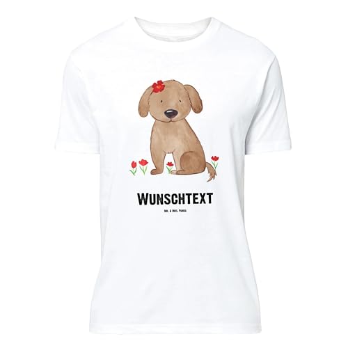 Mr. & Mrs. Panda Größe XL Personalisiertes T-Shirt Hund Hundedame - Personalisierte Geschenke, Frauen, Hundeliebe, Liebe, Männer, Hundeglück, von Mr. & Mrs. Panda