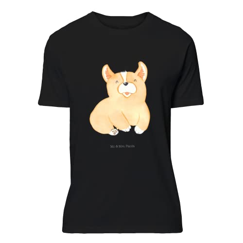 Mr. & Mrs. Panda Größe XXL T-Shirt Corgie - Geschenk, britisch, Motivation, Spruch, Hundemotiv, Lebensfreude, Hund, Hundemama, Haustier, Hunderasse, Tierliebhaber, Vierbeiner, Hundespruch von Mr. & Mrs. Panda