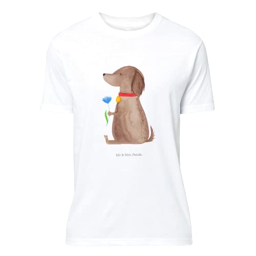Mr. & Mrs. Panda Größe XXL T-Shirt Hund Blume - Geschenk, Hundespruch, Hundemotiv, Hundebesitzer, Hunde, Tierliebhaber, Frauchen, Hunderasse, Hundeliebe von Mr. & Mrs. Panda