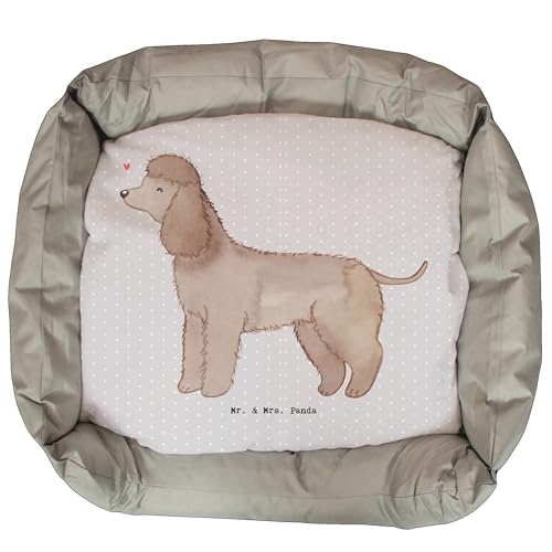 Mr. & Mrs. Panda Hundebett Irish Water Spaniel Lebensretter - Geschenk, Schenken, Hunderasse, Welpe, Hundekissen, Hundebett Luxus, Hundesofa, von Mr. & Mrs. Panda