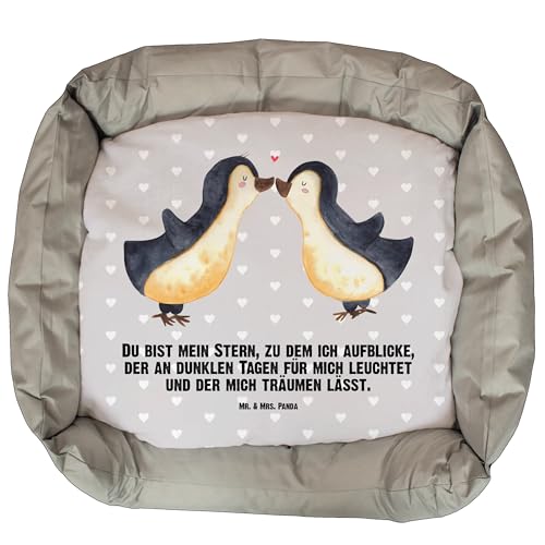 Mr. & Mrs. Panda Hundebett Pinguin Liebe - Geschenk, Hocheitstag, Pärchen, Heiraten, große Liebe, Hundekissen, Verlobung, Hundebett Mr. & Mrs. Panda Hundebett Pinguin Liebe - Geschenk, Hocheitstag, Pärchen, Heiraten, große Liebe, Hundekissen, Verlobung, Hundebett von Mr. & Mrs. Panda