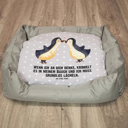 Mr. & Mrs. Panda Hundebett Pinguine Kuss - Geschenk, Hundedecke, Geschenk für Partner, Hundesofa, Hundekörbchen, Verlobung, Freundin, Heiraten, Mr. & Mrs. Panda Hundebett Pinguine Kuss - Geschenk, Hundedecke, Geschenk für Partner, Hundesofa, Hundekörbchen, Verlobung, Freundin, Heiraten, von Mr. & Mrs. Panda