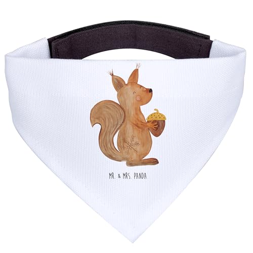 Mr. & Mrs. Panda Hundehalstuch L Eichhörnchen Weihnachten - Geschenk, Weihnachtsmotiv, große Hunde, Advent, Guten Rutsch, Weihnachtsdeko, groß, von Mr. & Mrs. Panda