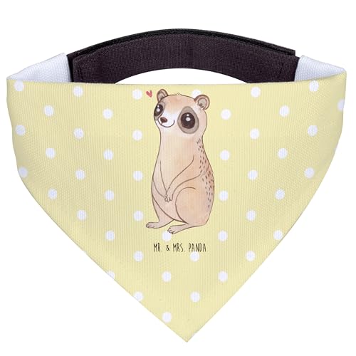 Mr. & Mrs. Panda Hundehalstuch L Plumplori Glücklich - Geschenk, groß, große Hunde, Niedlich, Gute Laune, lustige Sprüche, Tiere, Tiermotive von Mr. & Mrs. Panda
