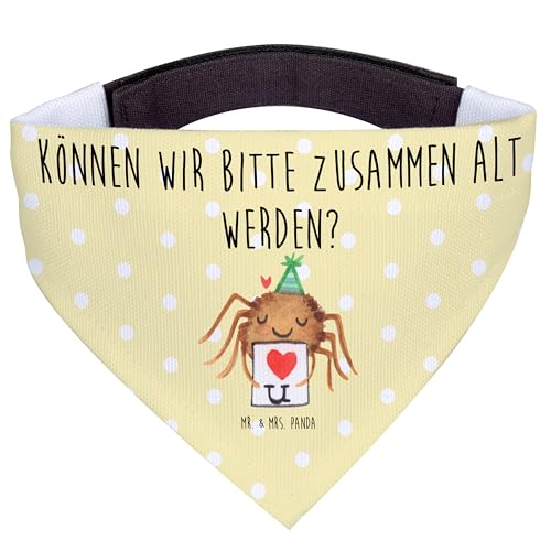 Mr. & Mrs. Panda Hundehalstuch L Spinne Agathe Brief - Geschenk, Liebesbeweis, groß, Treuetest, Merchandise, große Hunde, Heiratsantrag, Videos, von Mr. & Mrs. Panda