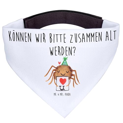 Mr. & Mrs. Panda Hundehalstuch L Spinne Agathe Brief - Geschenk, Treuetest, Treuebeweis, Liebespaar, Merchandise, groß, große Hunde, Verliebt von Mr. & Mrs. Panda