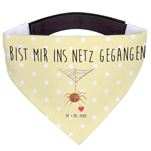 Mr. & Mrs. Panda Hundehalstuch L Spinne Agathe Liebe - Geschenk, Liebesbeweis, große Hunde, Merchandise, Verliebt, groß, Liebesgeschenk, Videos von Mr. & Mrs. Panda