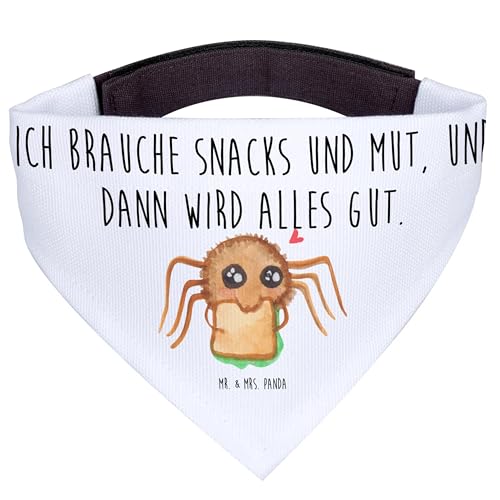 Mr. & Mrs. Panda Hundehalstuch L Spinne Agathe Sandwich - Geschenk, Hunger, Verfressen, Merchandise, Alles Wird gut, Lebensfreude, Videos, große von Mr. & Mrs. Panda