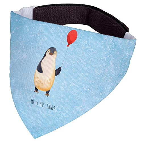 Mr. & Mrs. Panda Hundehalstuch S Pinguin Luftballon - Geschenk, klein, kleine Hunde, Pinguine, Neustart, Bandana, neues Leben, Jahrmarkt von Mr. & Mrs. Panda