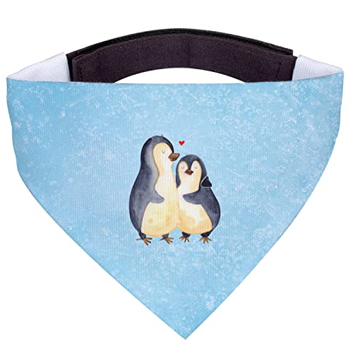Mr. & Mrs. Panda Hundehalstuch S Pinguin umarmend - Geschenk, Liebesgeschenk, Bandana, kleine Hunde, Liebe, Liebesbeweis, Dreieckstuch von Mr. & Mrs. Panda