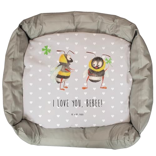 Mr. & Mrs. Panda Katzenbett Bienen Paar - Geschenk, Heiratsantrag, Geschenk für Frauen, Kater, Partner, Schildkröten, Freund, Mitbringsel, Tierbett, von Mr. & Mrs. Panda