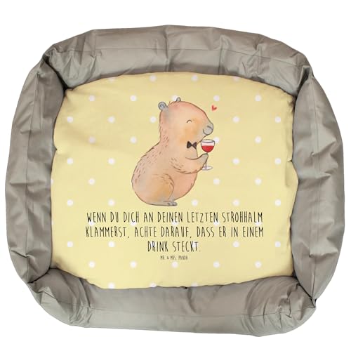Mr. & Mrs. Panda Katzenbett Capybara Wein - Geschenk, Tierbett, Gute Laune, Körbchen, Capybara Kunstwerk, Katzenliege, Liebe zum Wein Spruch, Mr. & Mrs. Panda Katzenbett Capybara Wein - Geschenk, Tierbett, Gute Laune, Körbchen, Capybara Kunstwerk, Katzenliege, Liebe zum Wein Spruch, von Mr. & Mrs. Panda