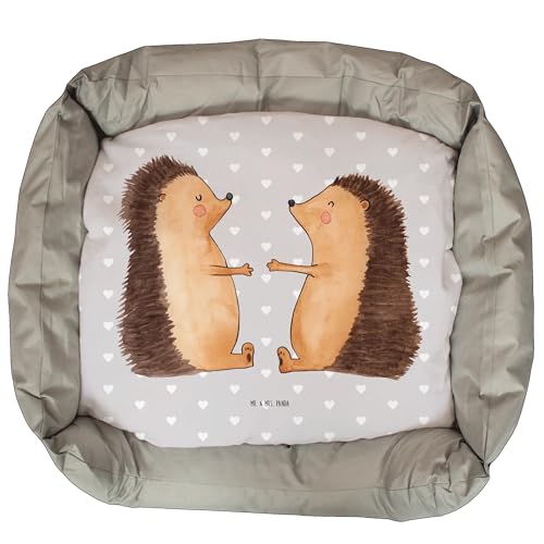 Mr. & Mrs. Panda Katzenbett Igel Liebe - Geschenk, Hochzeit, Verheiratet, Tierbett, Freund, Katzenliege, Jahrestag, Verlobung, Kater, Katenborb, von Mr. & Mrs. Panda