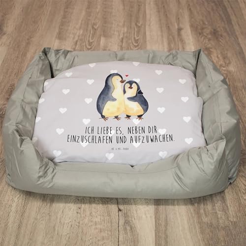 Mr. & Mrs. Panda Katzenbett Pinguine Einschlafen - Geschenk, Geschenk für Partner, Hocheitstag, Tierbett, Partner, Verlobung, Geschenk für Freundin, von Mr. & Mrs. Panda