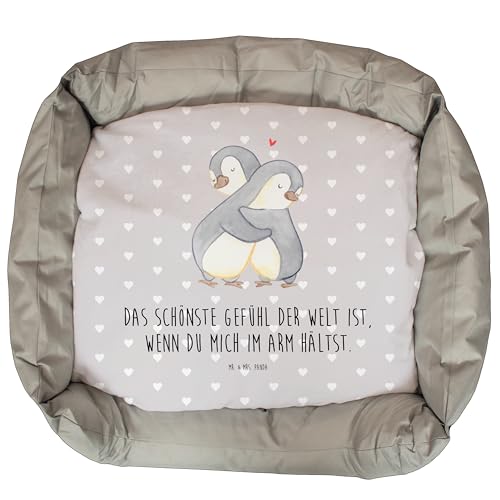 Mr. & Mrs. Panda Katzenbett Pinguine Kuscheln - Geschenk, Freund, Ehefrau, Kater, Tierbett, Heiraten, Liebe, Valentinstag, Katzenliege, von Mr. & Mrs. Panda