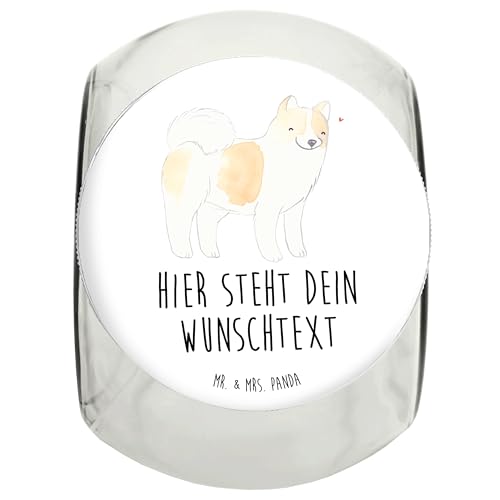Mr. & Mrs. Panda XL 2000ml Personalisiertes Leckerli Glas Thai Bangkaew Lebensretter - Personalisierte Geschenke, Hund, Personalisierte Leckerli von Mr. & Mrs. Panda