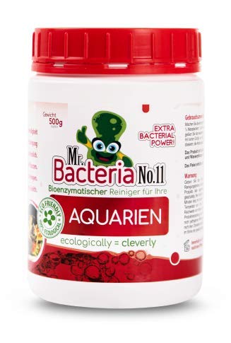 Mr.Bacteria No.11 Bioenzymatischer Reiniger für Ihre AQUARIEN (Aquarium bakterienstarter, Aquarium bakterien) 500g - 1 Stück von Mr.Bacteria